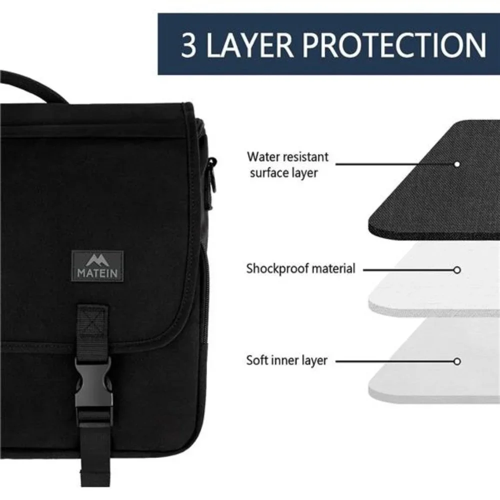 Messenger Bag for Men Women Briefcases Lightweight Men's Laptop Bag 15.6 inch